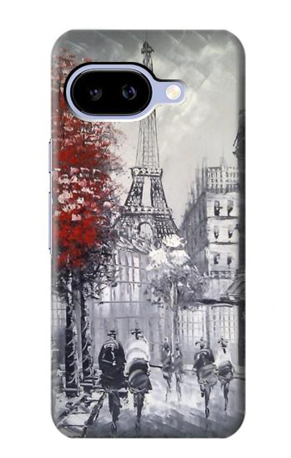 S1295 Eiffel Painting of Paris Case For Google Pixel 9a