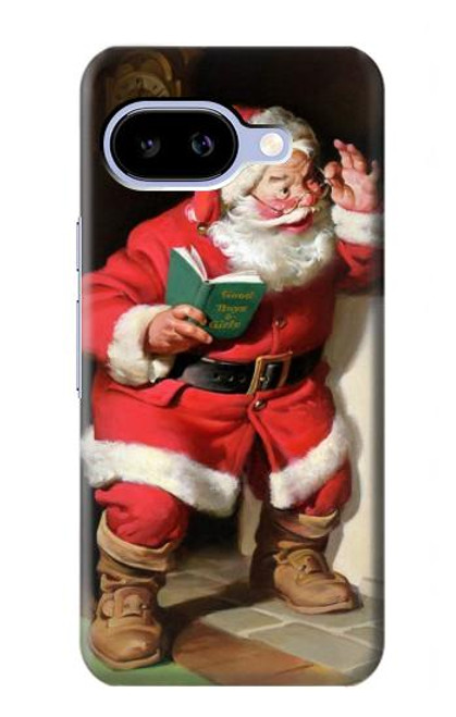 S1417 Santa Claus Merry Xmas Case For Google Pixel 9a