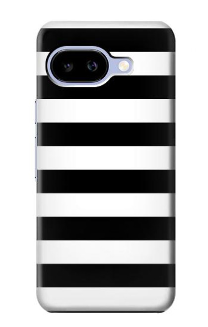 S1596 Black and White Striped Case For Google Pixel 9a