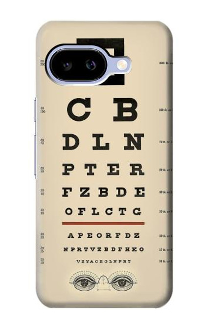 S2502 Eye Exam Chart Decorative Decoupage Poster Case For Google Pixel 9a