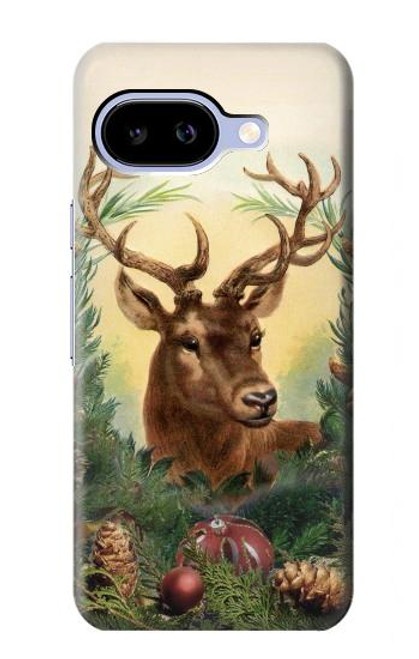 S2841 Vintage Reindeer Christmas Case For Google Pixel 9a