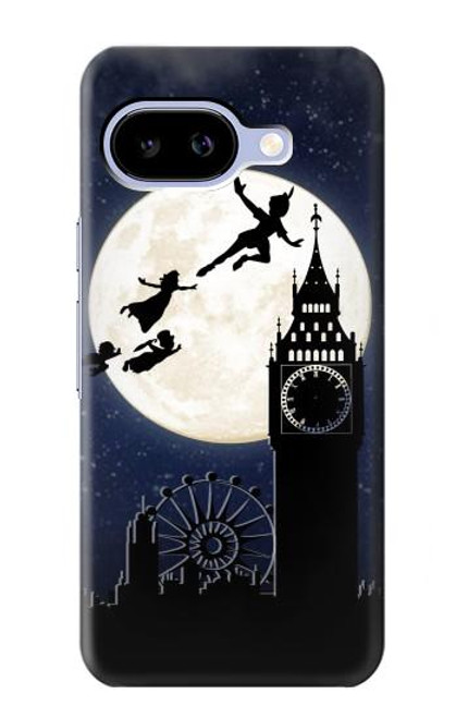 S3249 Peter Pan Fly Full Moon Night Case For Google Pixel 9a