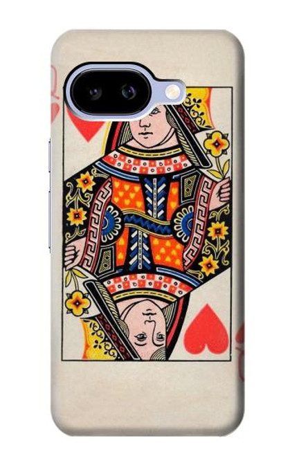 S3429 Queen Hearts Card Case For Google Pixel 9a