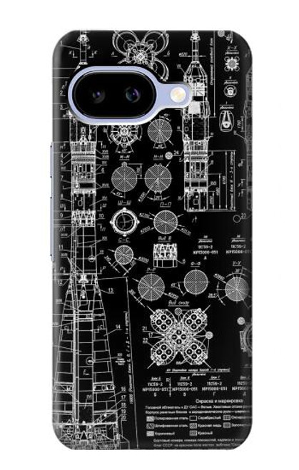 S3436 Apollo Blue Print Case For Google Pixel 9a