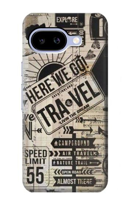 S3441 Vintage Travel Case For Google Pixel 9a