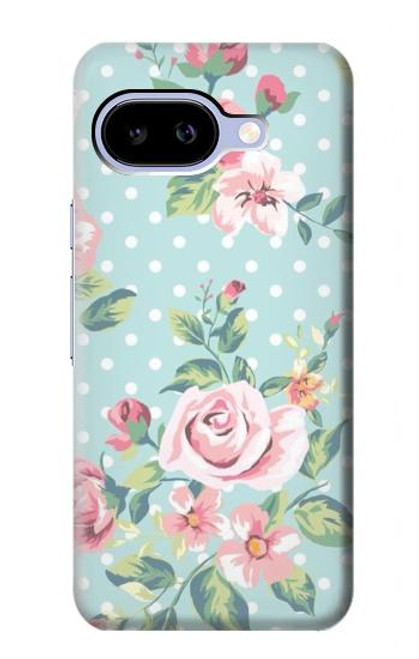 S3494 Vintage Rose Polka Dot Case For Google Pixel 9a