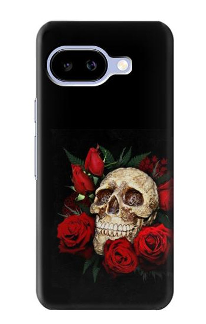 S3753 Dark Gothic Goth Skull Roses Case For Google Pixel 9a