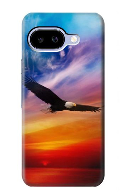 S3841 Bald Eagle Flying Colorful Sky Case For Google Pixel 9a