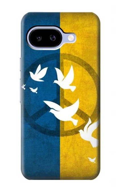 S3857 Peace Dove Ukraine Flag Case For Google Pixel 9a