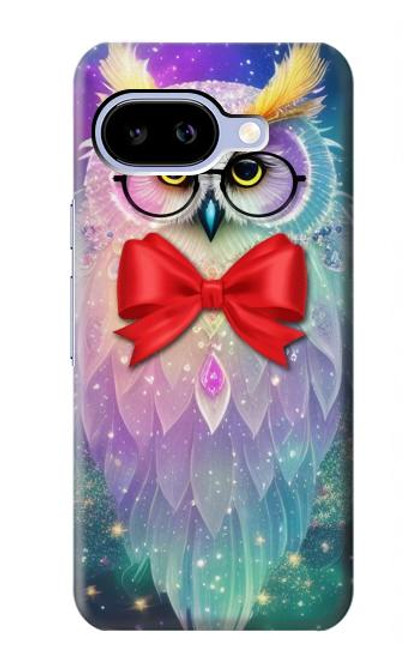 S3934 Fantasy Nerd Owl Case For Google Pixel 9a