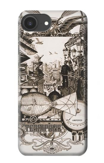 S1681 Steampunk Drawing Case For iPhone 16e, 17e