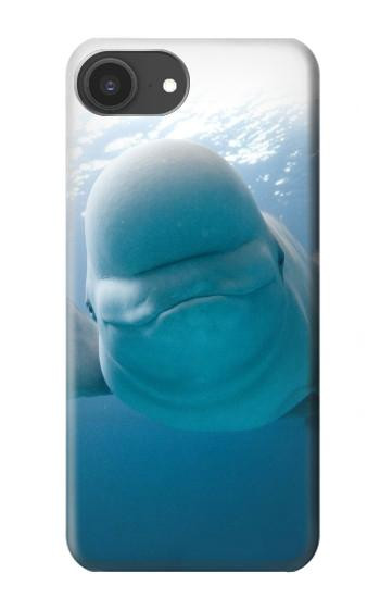 S1801 Beluga Whale Smile Whale Case For iPhone 16e, 17e