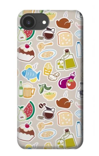 S2321 Food and Drink Seamless Case For iPhone 16e, 17e