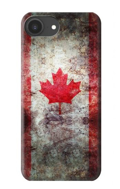 S2490 Canada Maple Leaf Flag Texture Case For iPhone 16e