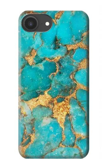 S2906 Aqua Turquoise Stone Case For iPhone 16e, 17e