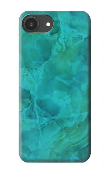 S3147 Aqua Marble Stone Case For iPhone 16e, 17e
