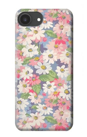 S3688 Floral Flower Art Pattern Case For iPhone 16e, 17e