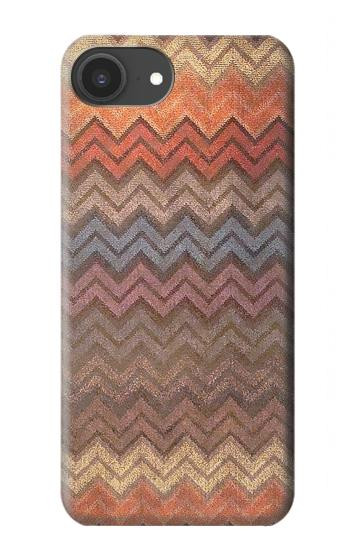 S3752 Zigzag Fabric Pattern Graphic Printed Case For iPhone 16e, 17e
