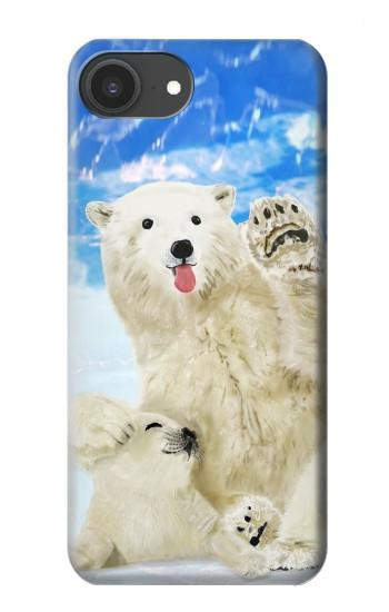 S3794 Arctic Polar Bear and Seal Paint Case For iPhone 16e, 17e