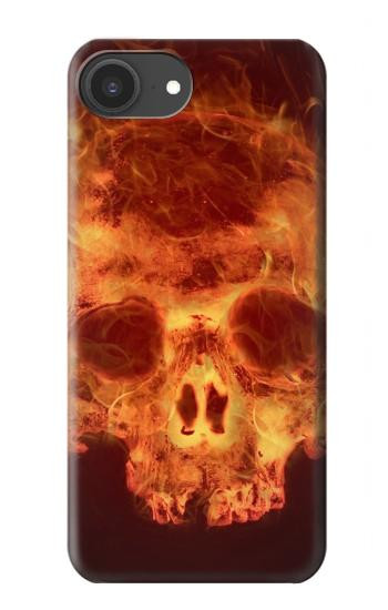 S3881 Fire Skull Case For iPhone 16e, 17e
