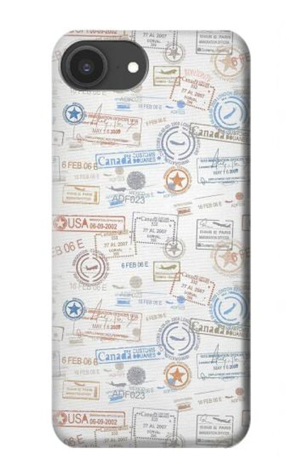 S3903 Travel Stamps Case For iPhone 16e
