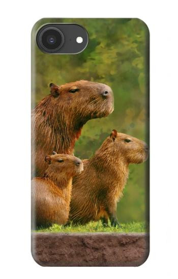 S3917 Capybara Family Giant Guinea Pig Case For iPhone 16e, 17e