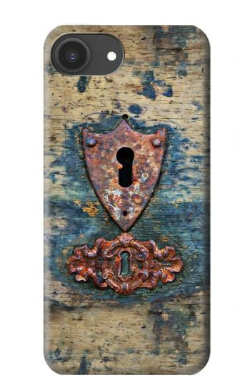 S3955 Vintage Keyhole Weather Door Case For iPhone 16e, 17e