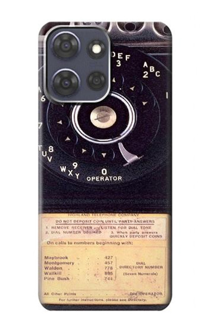 S0086 Payphone Vintage Case For Motorola Moto G Power (2025)