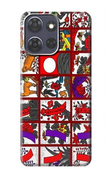 S1923 Hanafuda Japanese Flower Card Case For Motorola Moto G Power (2025)