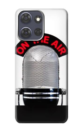 S2381 Vintage Radio Microphone On The Air Case For Motorola Moto G Power (2025,2026)
