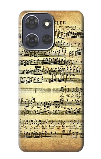 S2667 The Fowler Mozart Music Sheet Case For Motorola Moto G Power (2025,2026)