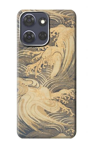 S2680 Japan Art Obi With Stylized Waves Case For Motorola Moto G Power (2025,2026)
