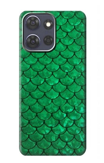 S2704 Green Fish Scale Pattern Graphic Case For Motorola Moto G Power (2025,2026)
