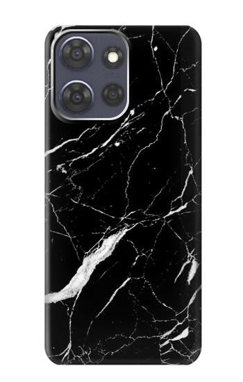 S2895 Black Marble Graphic Printed Case For Motorola Moto G Power (2025,2026)