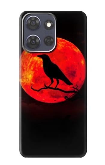 S3328 Crow Red Moon Case For Motorola Moto G Power (2025,2026)