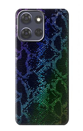 S3366 Rainbow Python Skin Graphic Print Case For Motorola Moto G Power (2025)