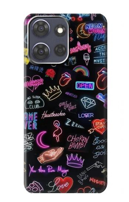 S3433 Vintage Neon Graphic Case For Motorola Moto G Power (2025)