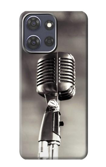 S3495 Vintage Microphone Case For Motorola Moto G Power (2025,2026)