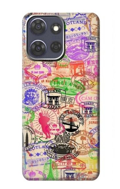 S3904 Travel Stamps Case For Motorola Moto G Power (2025)