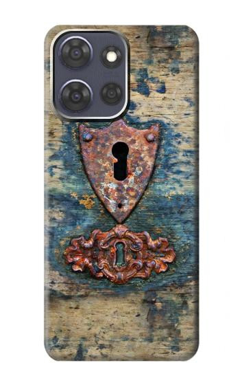 S3955 Vintage Keyhole Weather Door Case For Motorola Moto G Power (2025,2026)