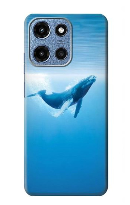 S0843 Blue Whale Case For Motorola Moto G 5G (2025)