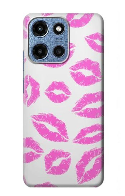 S2214 Pink Lips Kisses Case For Motorola Moto G 5G (2025)