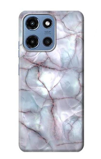 S2316 Dark Blue Marble Texture Graphic Print Case For Motorola Moto G 5G (2025)