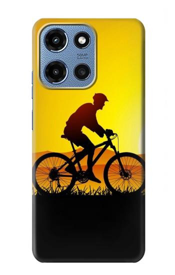 S2385 Bicycle Bike Sunset Case For Motorola Moto G 5G (2025)