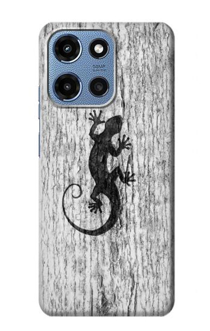 S2446 Gecko Wood Graphic Printed Case For Motorola Moto G 5G (2025)
