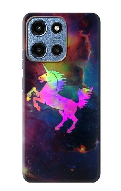S2486 Rainbow Unicorn Nebula Space Case For Motorola Moto G 5G (2025)