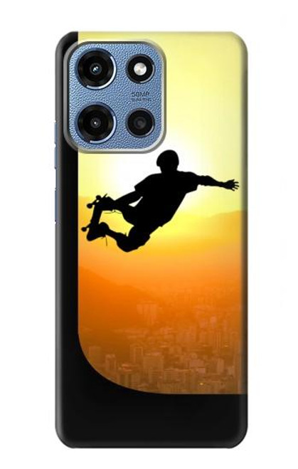 S2676 Extreme Skateboard Sunset Case For Motorola Moto G 5G (2025)