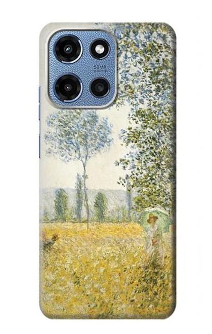 S2682 Claude Monet Fields In Spring Case For Motorola Moto G 5G (2025)