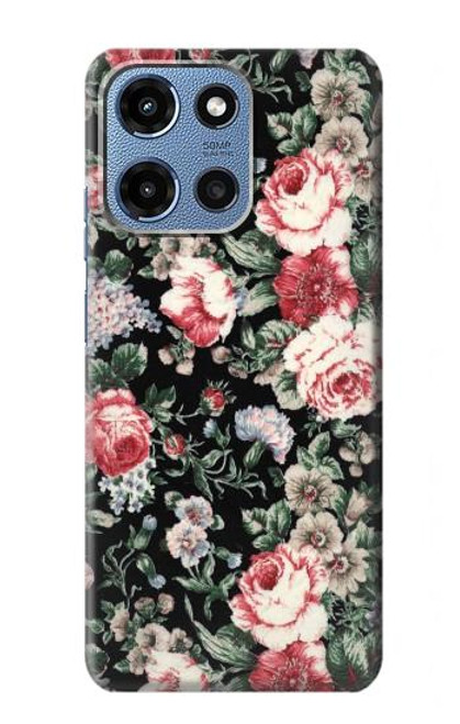 S2727 Vintage Rose Pattern Case For Motorola Moto G 5G (2025)