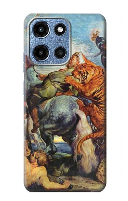 S3331 Peter Paul Rubens Tiger und Lowenjagd Case For Motorola Moto G 5G (2025)